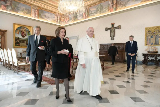 Nancy Pelosi receives Holy Communion at the Vatican